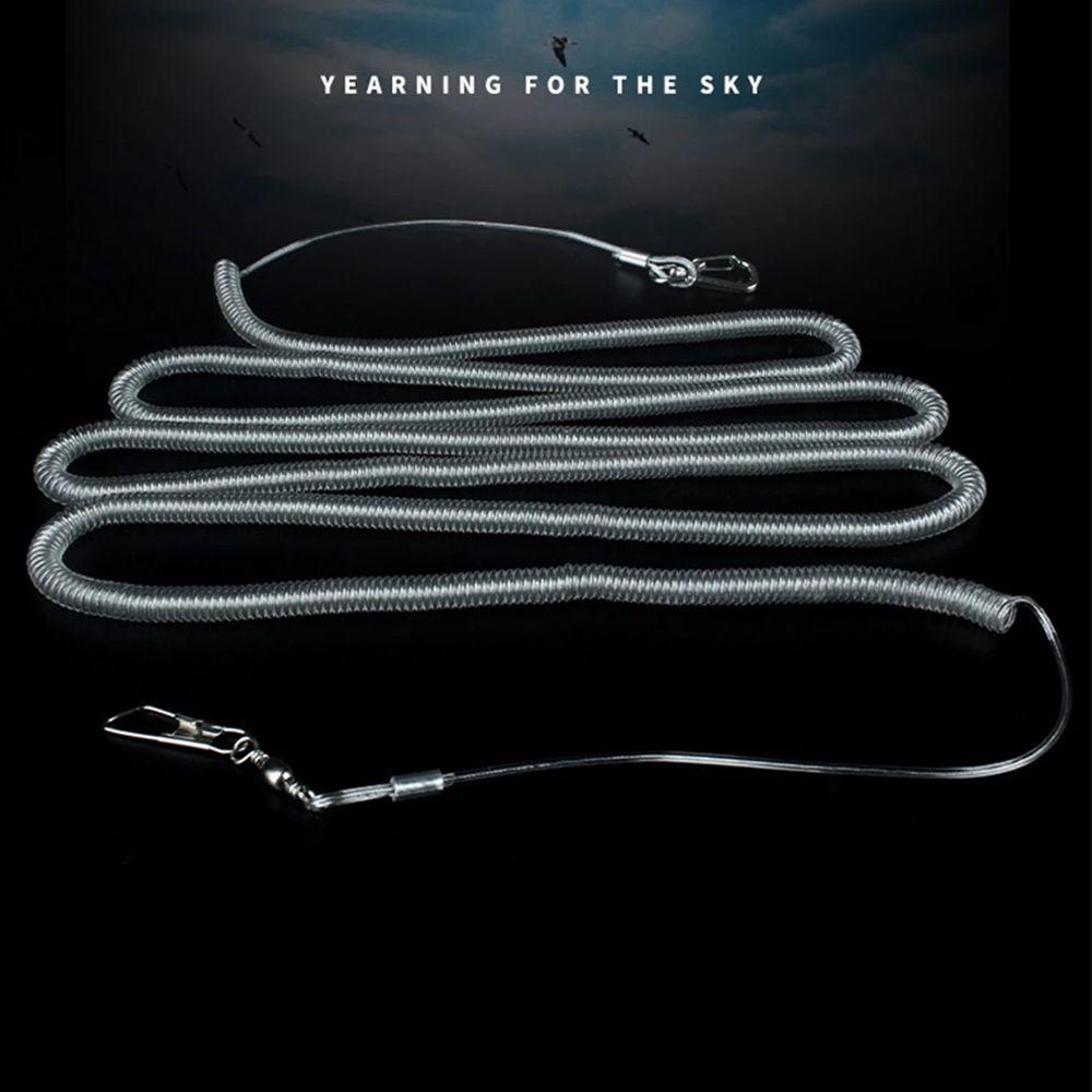 Горячая шлейка для попугая ара, сверхлегкая гибкая веревка, поводок для обучения полету, кольцо для ног с защитой от укусов