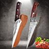 2pcs Stainless Steel Boning Knife Hand Forged Pattern Hand Meat Knife Cutting Fruit Knife Kitchen Tools