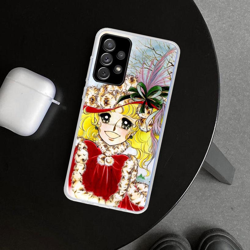Аниме Чехол-обложка для телефона с конфетами для Samsung Galaxy A12 A22 A32 A52 A72 A02S A51 A50S A31 A20S A10S Note 20 Ultra 10 Plus Galaxy A12