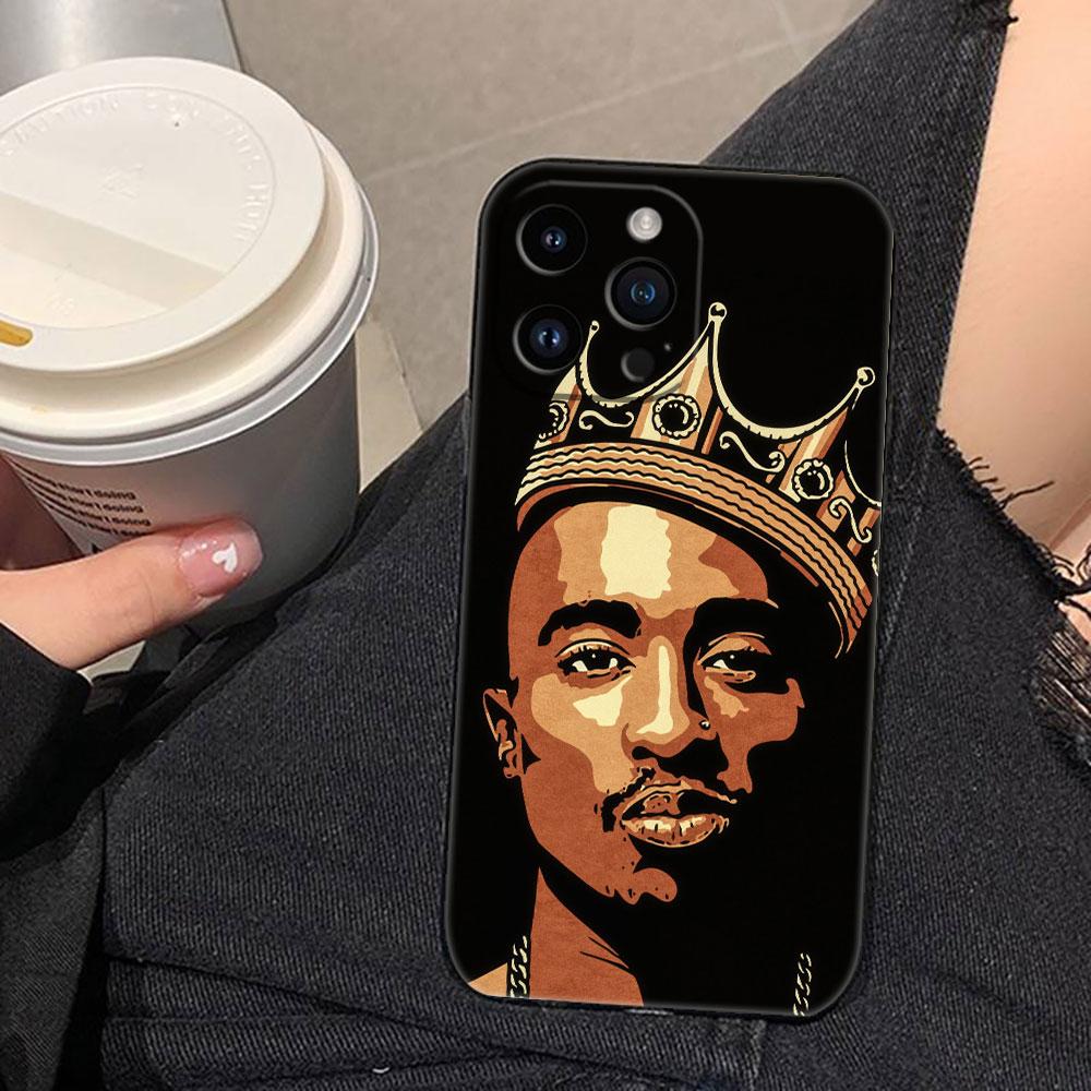 Чехол для телефона Rapper 2pac Tupac Yinuoda Для iphone Apple 17 AIR 16E 16 15 14 13 12 11 Pro XR Max 8 7 Plus Чехол из ТПУ Funda Capa