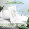 Silent Bathroom Extractor Fan With Timer 4inch 100mm White Kitchen Toilet Shower