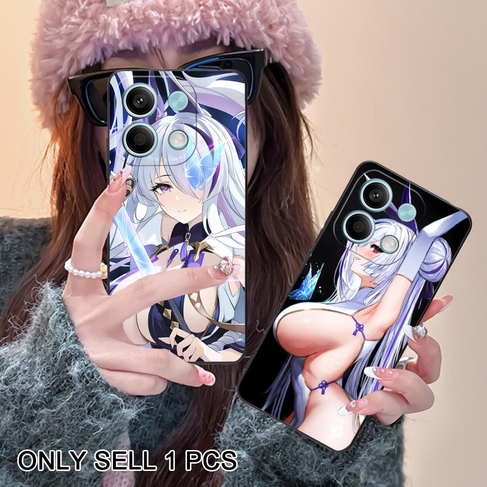 Матовый ТПУ чехол для мобильного телефона Azur Lane Unzen для Xiaomi Redmi Note 14 13 12 11 S Pro Plus 4G 5G Цветная печатная крышка