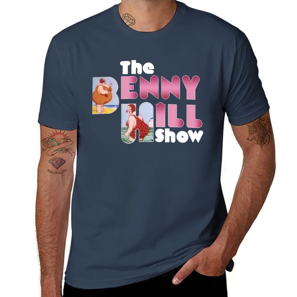 Benny Hill T-Shirt Short sleeve tee graphics summer tops mens t shirt graphic