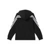adidas Женская спортивная одежда Future Icons Куртка с капюшоном на молнии 3 полоски Черный H57287
