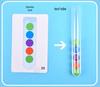 Pompon Test Tube Fine Motor Skills Toy for Color Recognition and Early Education