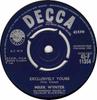7inch Record MARK WYNTER - Exclusively Yours 45F11354 Decca 1961 UK Rock Used