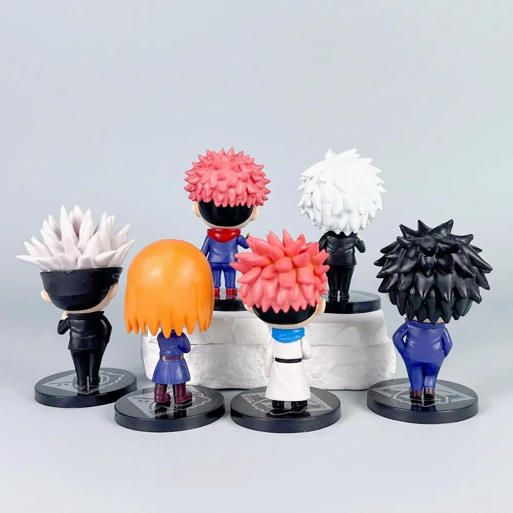 Фигурка аниме Jujutsu Kaisen Годжо Сатору Юдзи Итадори Фигурка Кукла Игрушка Фигурка Юдзи Итадори Фусигуро Модельные игрушки