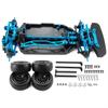 1/10 Carbon Fiber Car Frame For 1/10 TT02 Aluminum Alloy / Plastic Chassis Frame RC Car Part