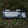 Arctic Blue White Keycaps Full Set 173 Keys Cherry Profile Doubleshot Custom Keycaps Cherry MX Gateron Kailh Box Switch Mechanical Gaming Gear