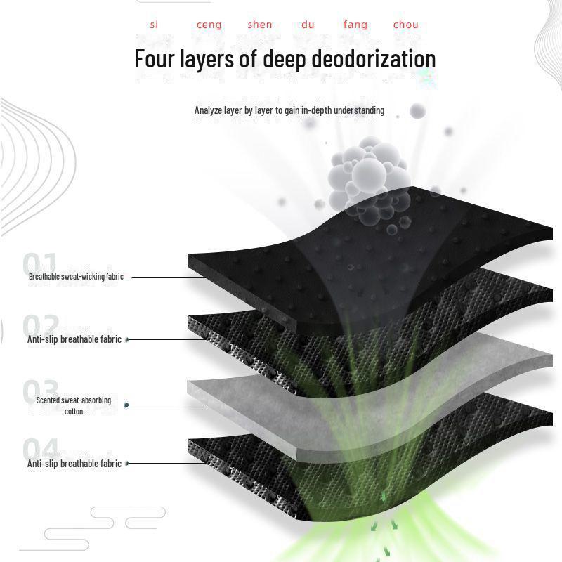 Дышащие летние стельки для мужчин и женщин: Впитывает пот, дезодорирует, тонкая сетка для комфорта