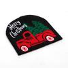 Men's & Women's Winter Christmas Hat - Elk & Santa Claus Jacquard Knit