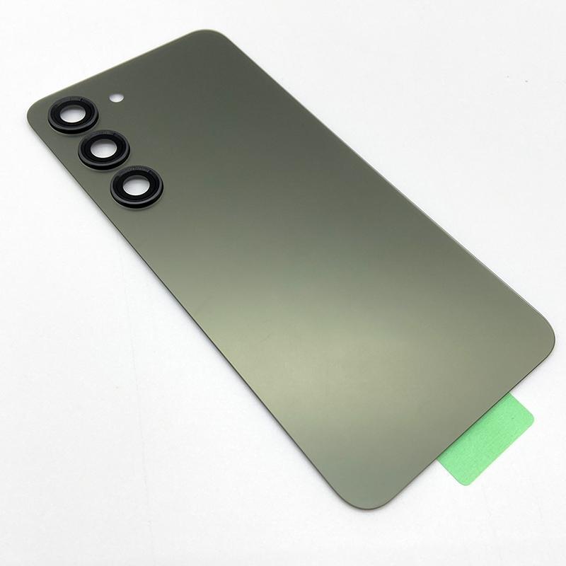 НОВИНКА Для Samsung Galaxy S23 Задняя крышка Стекло Задняя панель Корпус Замена аккумулятора Для Galaxy S23 S 23 С объективом