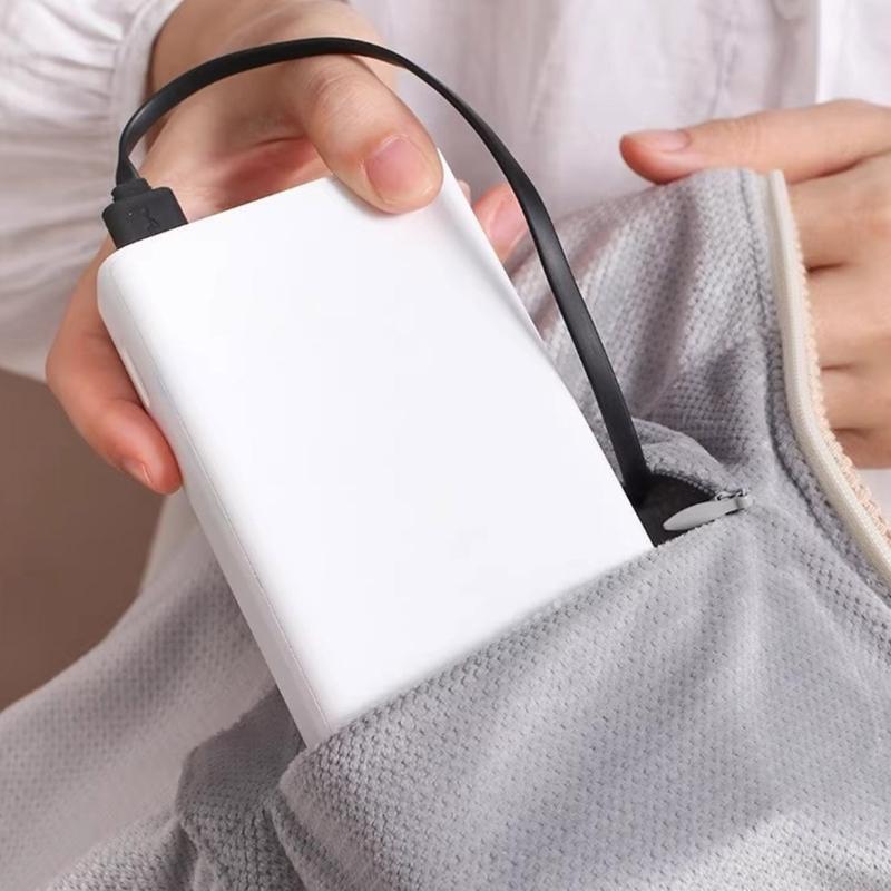 Электрическая шаль с подогревом, носимая, 3 режима нагрева, питание от USB, большие карманы, полиэстеровая ткань