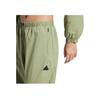 Adidas City Escape Solid Color Loose Weave Casual Pants Women Bottoms Tent-Green IW5205