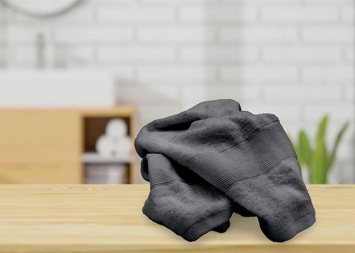 Bamboo Towel 50 X 90 Cm - Grey