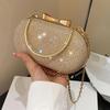 Glitter Evening Bag Elegant Glitter Sequins Evening Bag Women's Formal Dinner Clutch Purse Banquet Handbag for Carnaval Music Festival