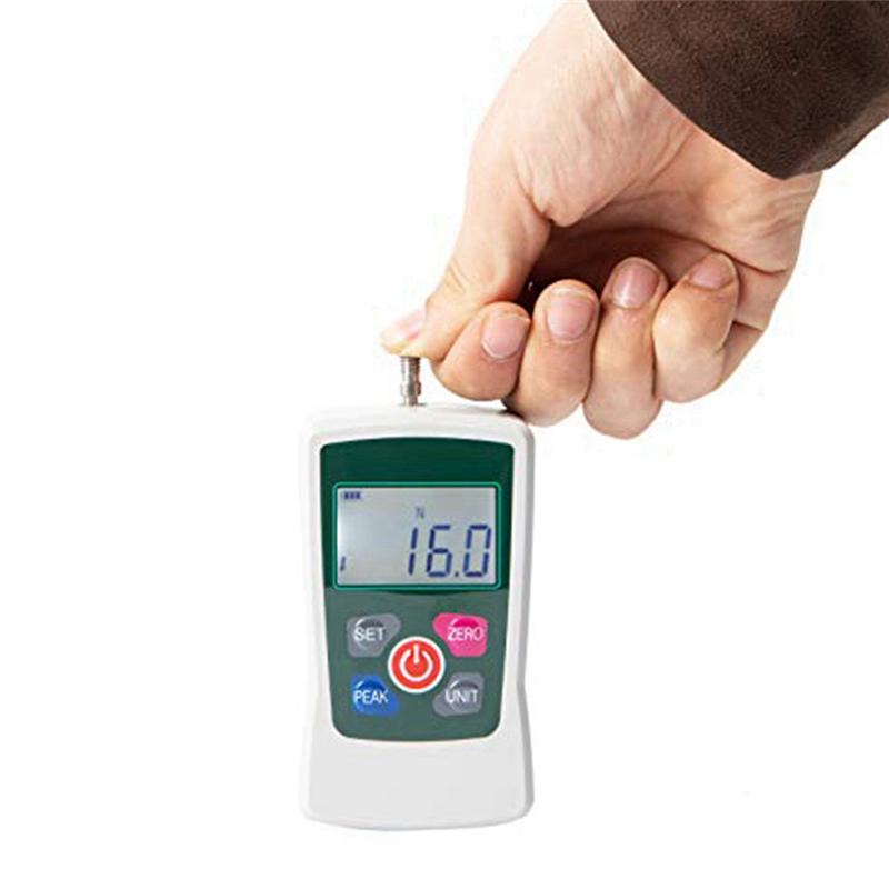 AD23-Digital Force Gauge 300N Push Pull Force Gauge Dynamometer Tension Gauge Tester Pressure Meter With Units N/LB/Kg/Oz