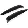 Glossy Black ABS Front Bumper Upper Grill Moulding Strip Trim For Fiat 500 16-24