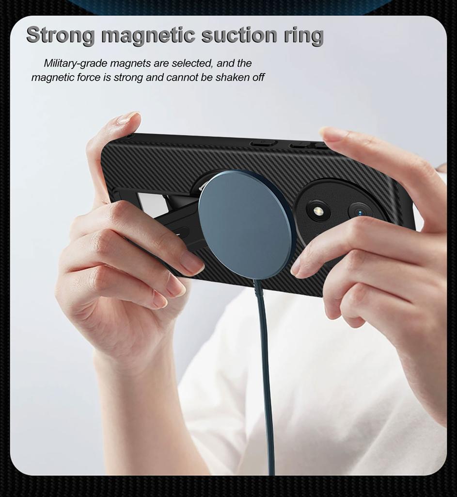 Чехол для Honor Magic7 Lite 5G Магнитная подставка-держатель Бронированный чехол-подставка для Honor Magic 7 Lite Magsafe Беспроводная зарядка Чехол