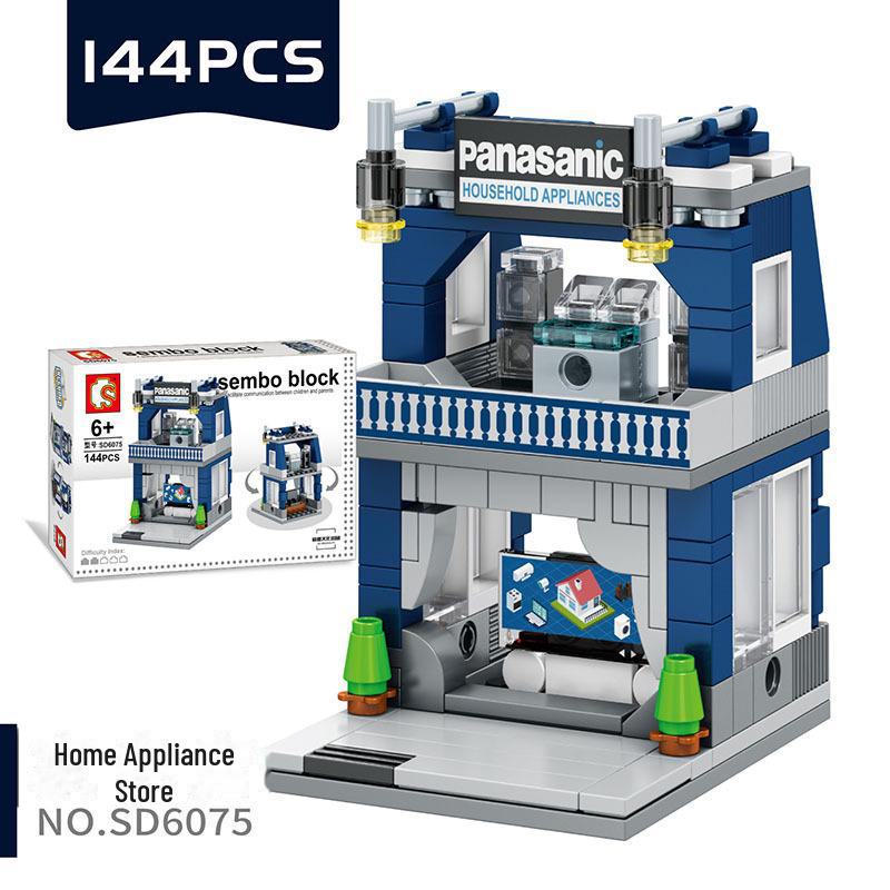 Мини-конструкторы Semper Street View: Совместимая с Lego игрушка для детей 6-16 лет