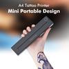 Портативный беспроводной Bluetooth термопринтер для тату формата А4