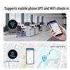 Deli Smart Fingerprint Face Recognition Time Attendance System CN plug (adapter included)