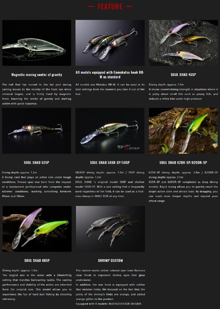 Jackall Soul Shad 45SP Подвесная приманка Babataku Red Gold Laser (7235)