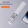 Многофункциональный дорожный комплект адаптеров со встроенным хранилищем кабеля передачи данных. Адаптеры 6 в 1 для разъемов Type C 8-pin и USB. Портативный компактный корпус.