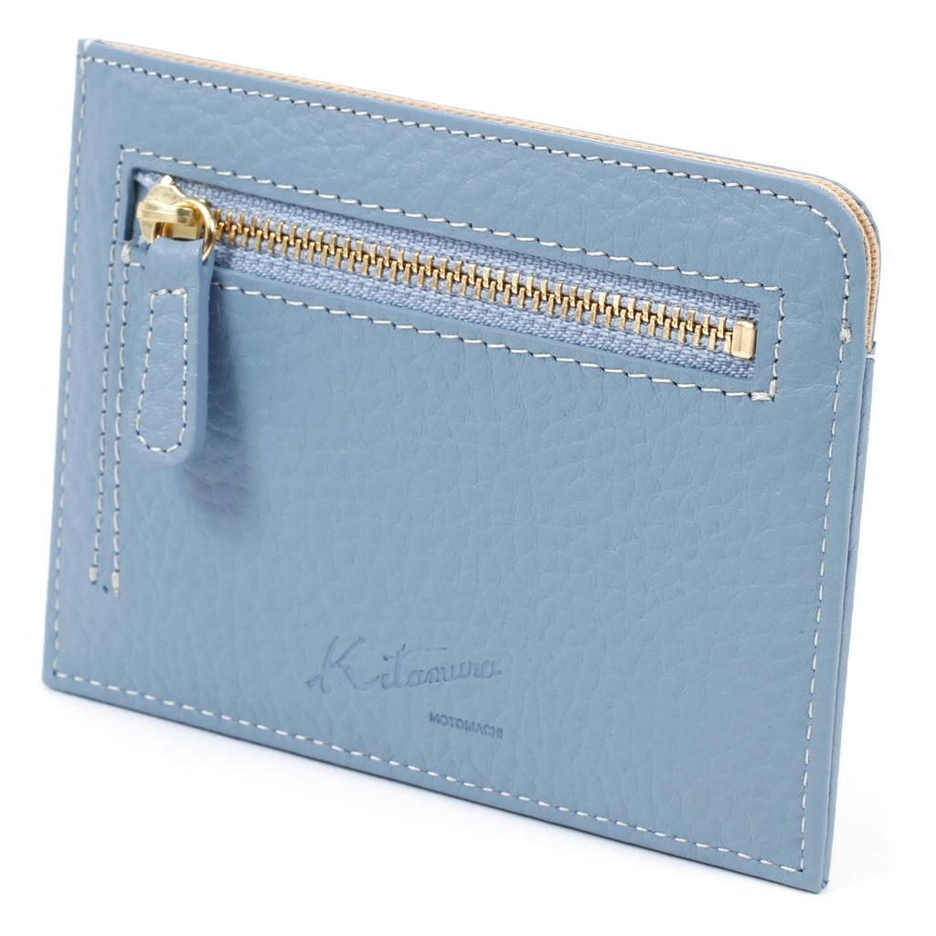 Фрагментный чехол тонкий и функциональный PH0770 синий 84911 [Kitamura] серый/слоновая кость