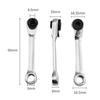 1/4 Inch Mini Ratchet Wrench Double Headed Screwdriver Bit Tool Socket Ratchet Wrench  Bicycle