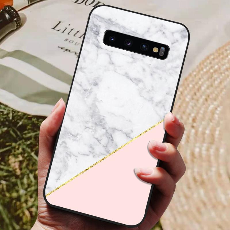 Чехол для Samsung S10 Plus Мягкий силиконовый чехол Черный бампер ТПУ Для Samsung Galaxy S10 S10E S 10 S10plus Чехлы для телефона Задние крышки