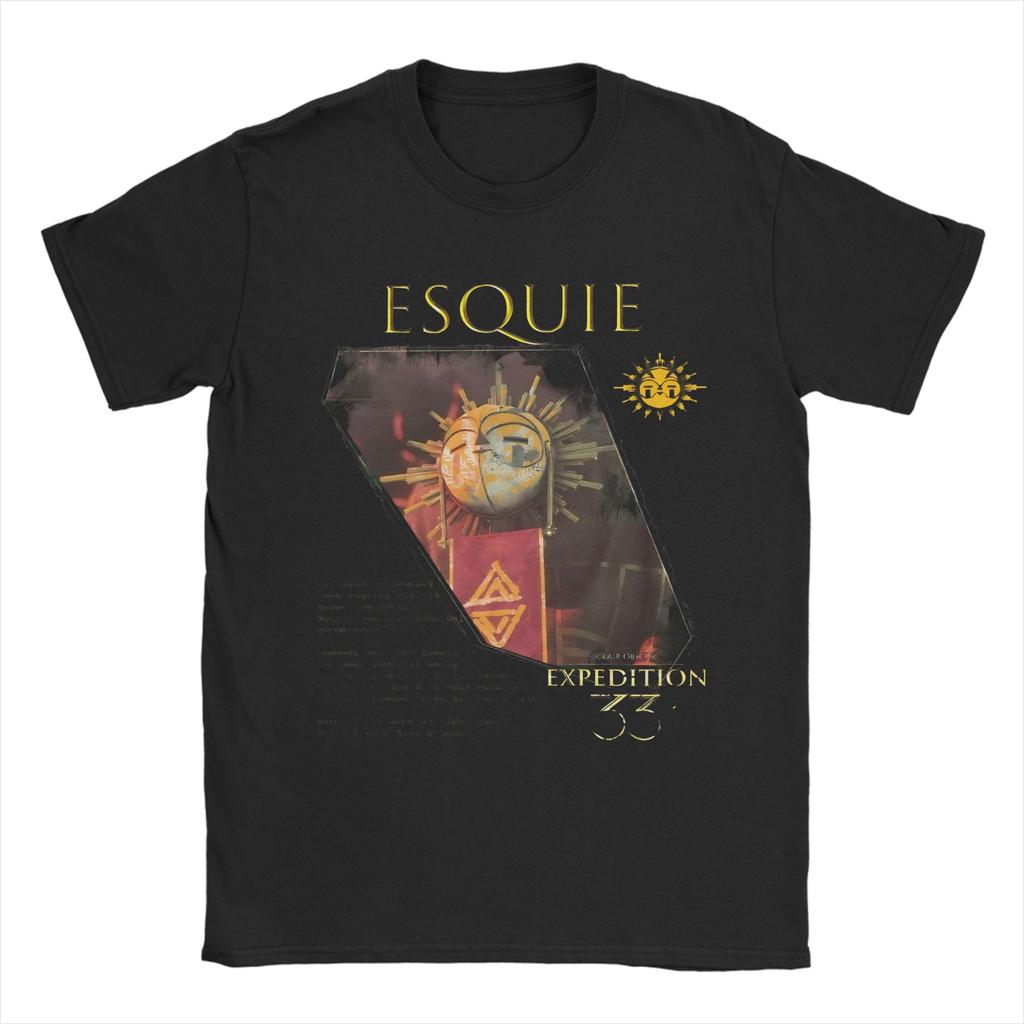 Clair Obscur Expedition 33 Tee Shirt for Unisex Women Graphic Print T Shirts 100 Cotton Clothing
