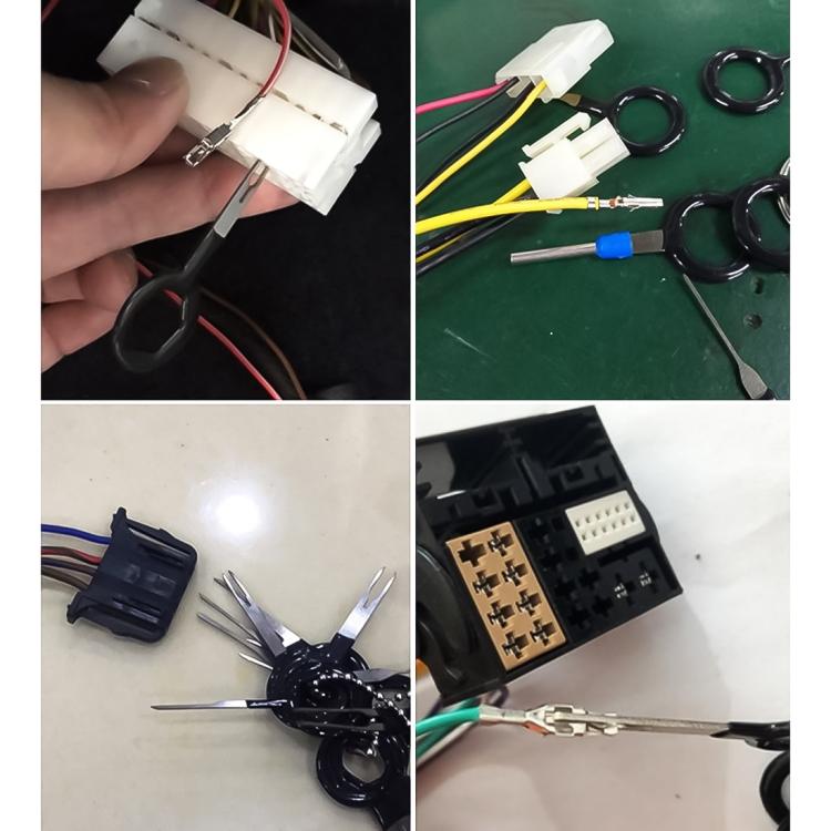18 шт. автомобильная вилка, печатная плата, жгут проводов, клемма для извлечения разъема, обжимной штифт, инструмент для удаления задней иглы