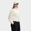 Fila Original Fashion Retro Sports Casual Classic Versatile Comfortable Knit Short Pullover Sweatshirt Women Sweatshirt White F11W549204FWT