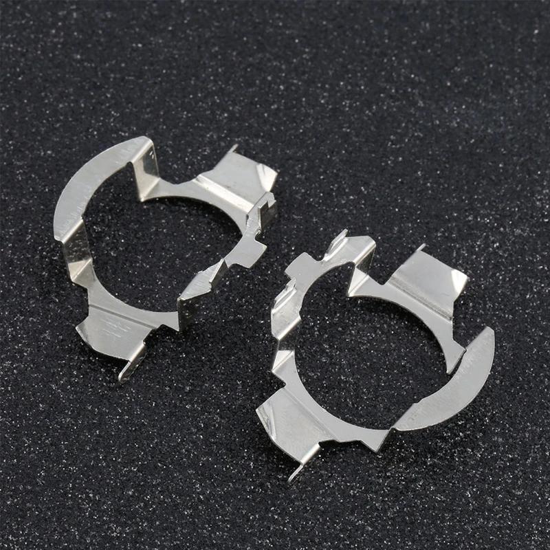 Base Adapters H7 LED Headlight Bulbs Retainers for Hyundai Qashqai A4L