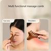 Подарок на День матери - Инструмент для массажа лица/головы/тела 4-в-1 и расческа для волос - Натуральный деревянный скребок для ухода за кожей, ухода за кожей головы, расслабления меридианов
