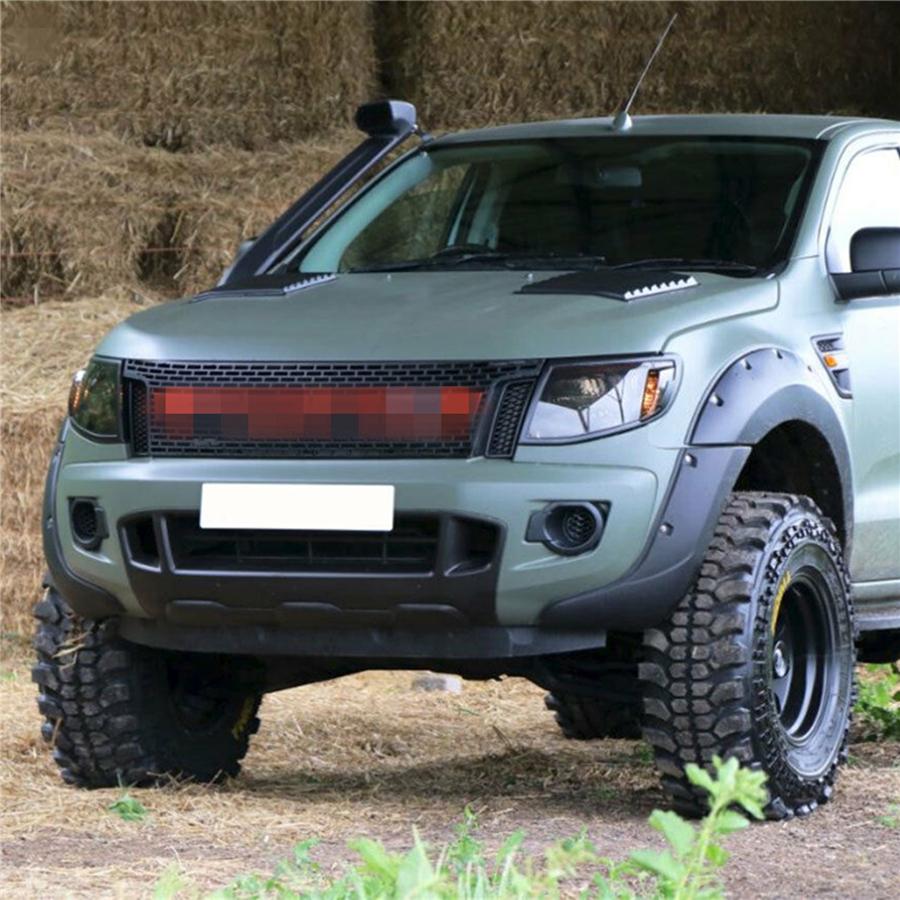 2 шт. Боковые воздухозаборники, накладки на капот для Ford Ranger 2012-2022, АБС-пластик