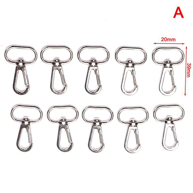 10 шт. сумки ремешок металлические пряжки-омары для сумочки брелок крючок аксессуар «сделай сам»