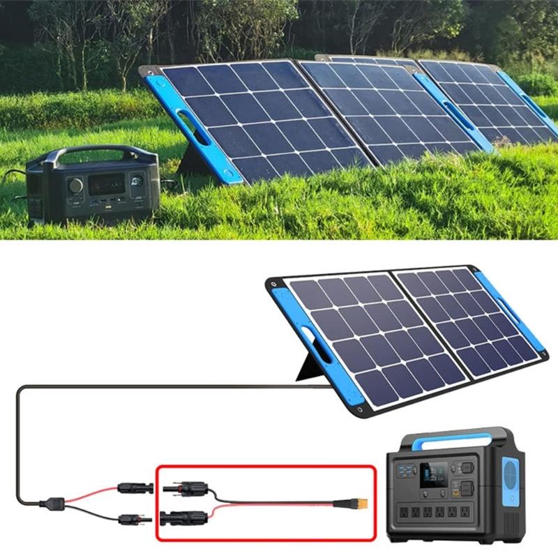 Solar Panel Extension Cable XT60 1015 12AWG for Solar Generator Connection High Efficiency