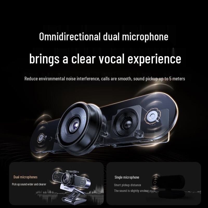 Ugreen CM827-55513 4K USB 3.0 External Webcam