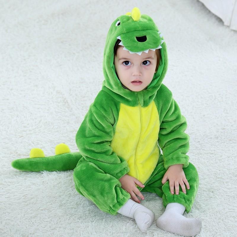 0-3 Years Old Baby Animals Cosplay Kigurumis Kids Onesie Anime Cartoon Cute Sleep Suit Toddler Jumpsuit