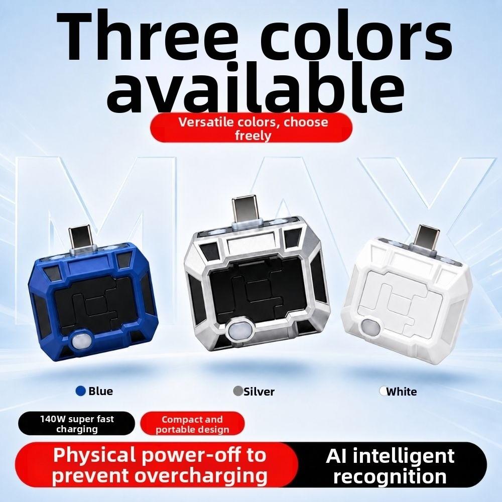 140W Auto Disconnect Charger Adapter Automatic Power-off Charger for Smartphones