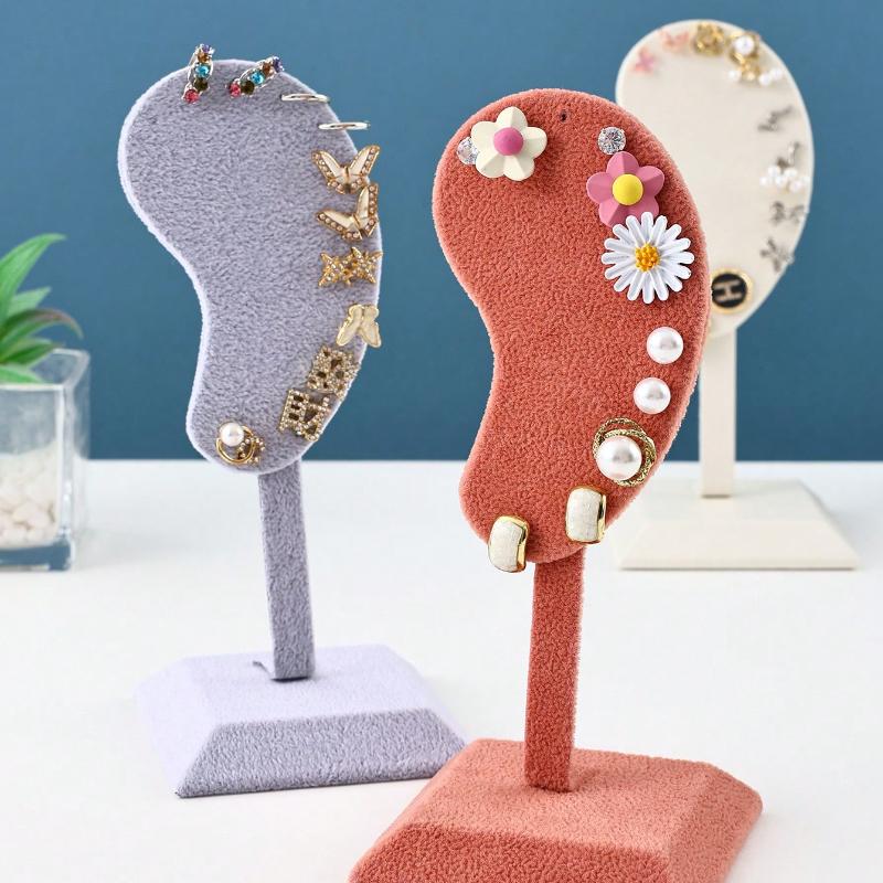 1 шт. Подставка для серег Модная подставка в форме уха для клипс-гвоздиков для серег, органайзер для украшений, держатель, подставка для серег, подвесок, ювелирная стойка, модель уха