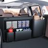 Органайзер для хранения в багажнике автомобиля Кожаный Подвесной на спинку заднего сиденья внедорожника Инструменты Держатель для бутылки с водой Покет-органайзер Аксессуары