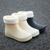 Женские высококачественные резиновые ботильоны, водонепроницаемые, дышащие, для лета и осени, с круглым носком из ПВХ