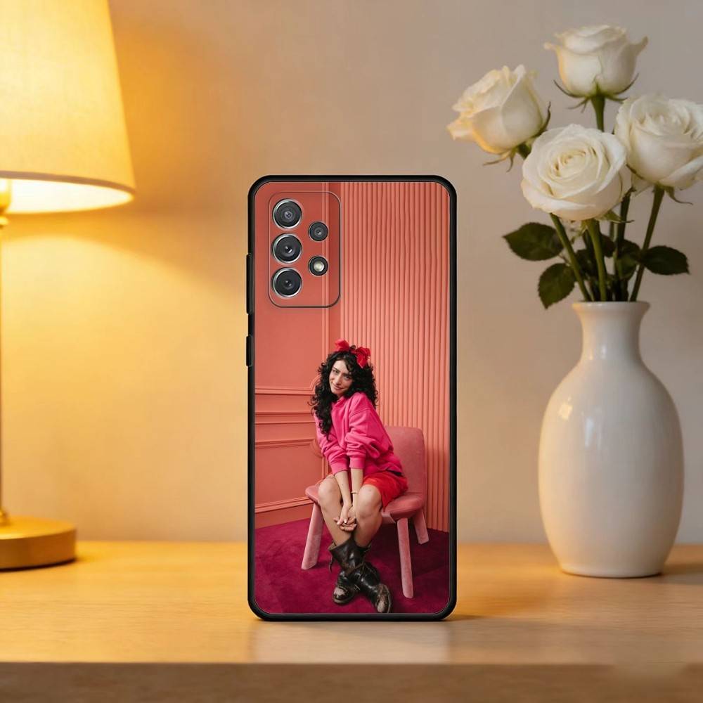 Beauty O-Odessa A Z-zion Soft Silicone Black Cover Phone Case For Samsung Galaxy A73,A72,A71,A70,A53,A52,A51