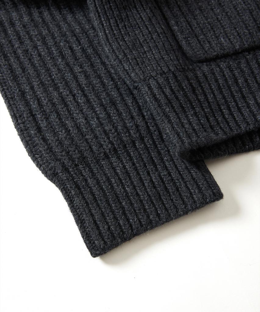 ESFAI Plgw Mock Neck Knit (Charcoal)