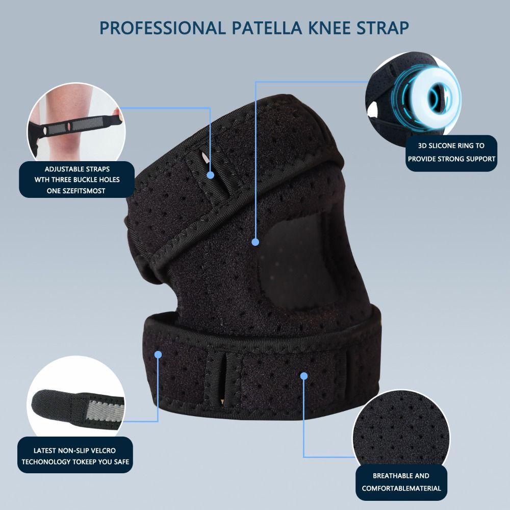 Patella Protector Patella Protect Band Adjustable Sports Knee Brace Patella Knee Brace Fiteness