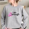 Autumn Winter I AM KENOUGH Letter Printed Hoodie for Men Women Fashionable Loose Long Sleeved Casual Top Pullovers & Long Sleeves Women’s