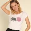 Women's T-shirt - JUMBO BUBBLE GUM
